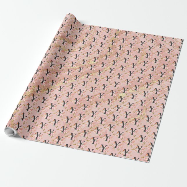 Buchstabe Y Geschenkpapier (Ungerollt)
