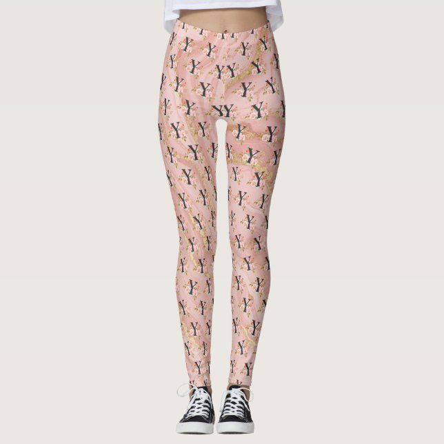 Buchstabe Y Leggings (Vorderseite)
