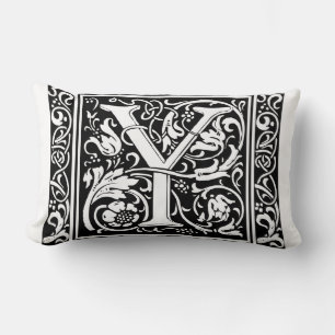 Buchstabe Y Mittelalterliche Monogramm-Kunst Art N Lendenkissen