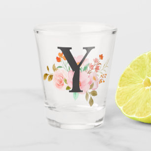 Buchstabe Y Schnapsglas