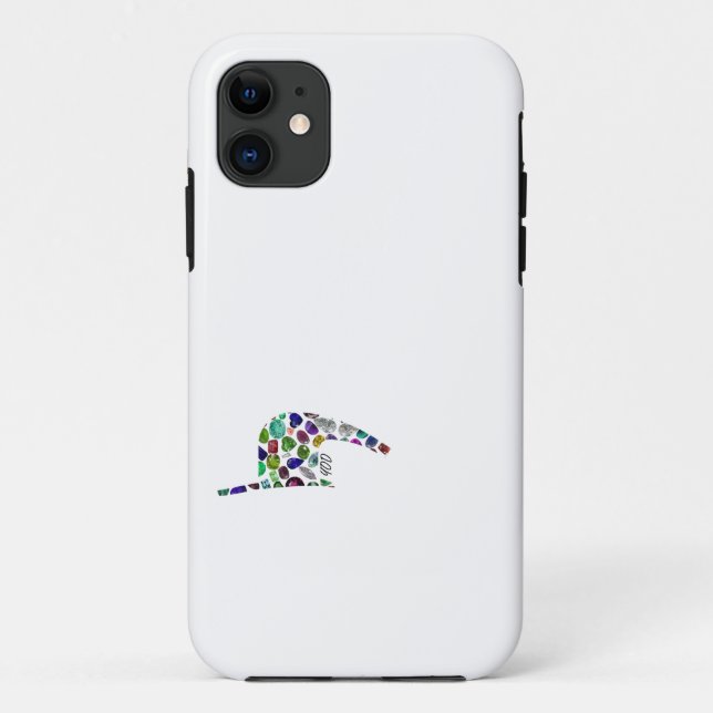 Buchstabe 'YOD' Case-Mate iPhone Hülle (Rückseite)