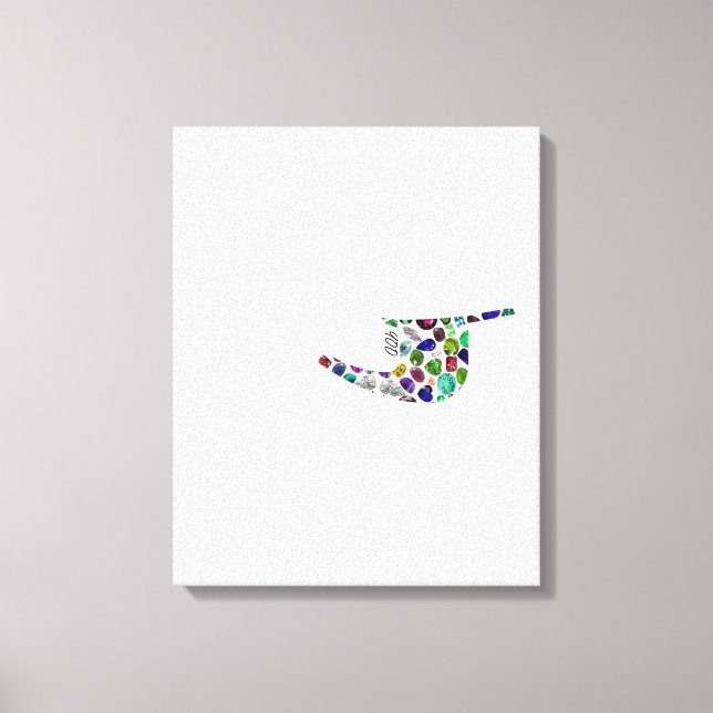 Buchstabe 'YOD' Leinwanddruck (Vorderseite)