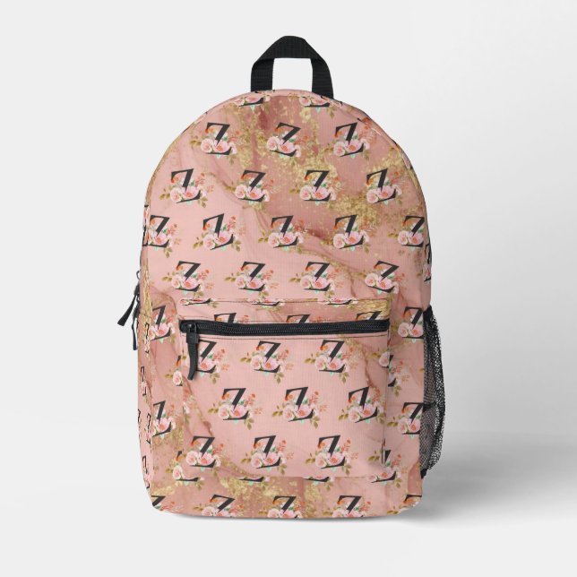 Buchstabe Z Bedruckter Rucksack (Vorderseite)