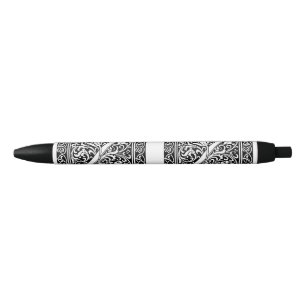 Buchstabe Z Mittelalterliche Monogramm-Kunst Nouve Kugelschreiber