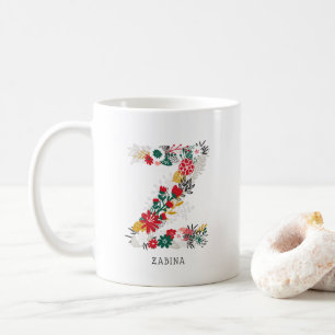 Buchstabe Z Monogramm-I-Tasse für den Blasenbrie Tasse