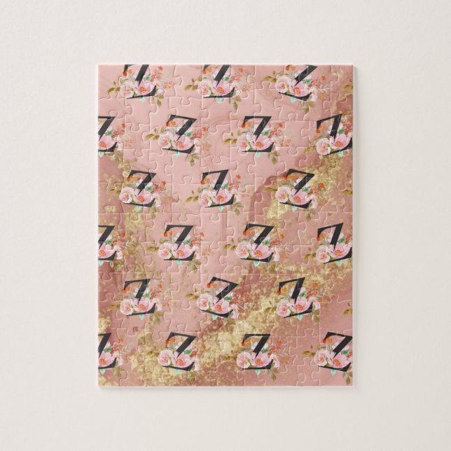 Buchstabe Z Puzzle (Vertikal)