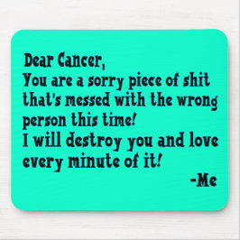 Buchstabe zum Krebs Mousepad