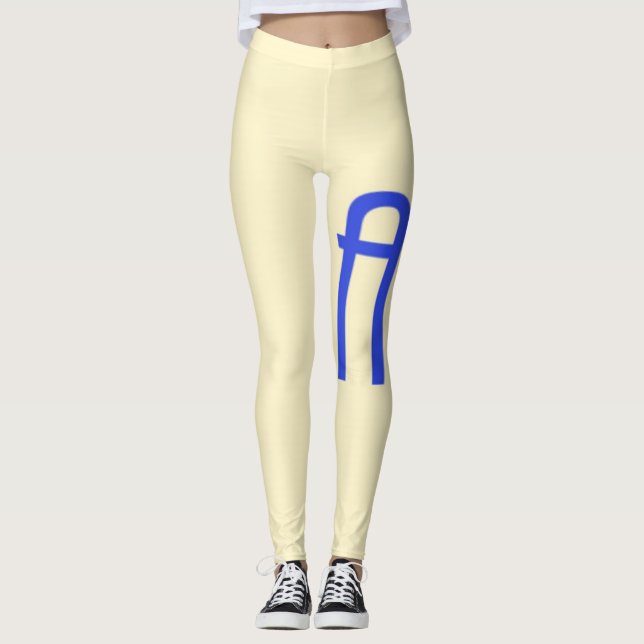 Buchstaben A Leggings (Vorderseite)