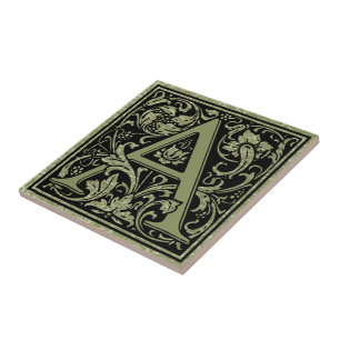 Buchstaben A Monogramm Fliese