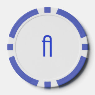 Buchstaben A Pokerchips