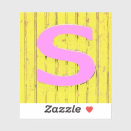 Buchstaben Aufkleber