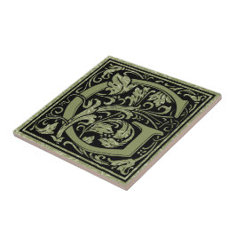 Buchstaben G Monogramm Fliese