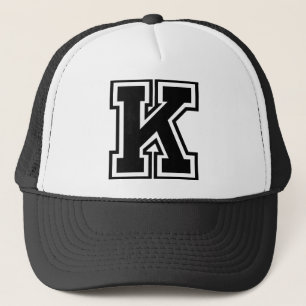 Buchstaben "K" Monogramm Truckerkappe