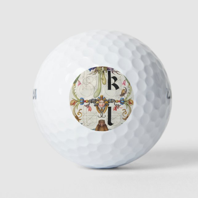 Buchstaben k und l von Mira Calligraphiae Monument Golfball (Vorderseite)