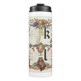 Buchstaben k und l von Mira Calligraphiae Monument Thermosbecher