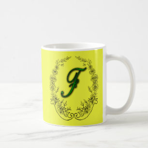 Buchstaben Kaffeetasse