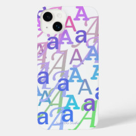 Buchstaben-Konfetti "A" iPhone-Hülle iPhone 14 Plus Hülle