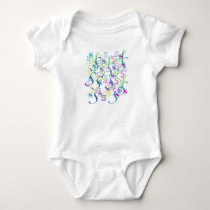 Buchstaben-Konfetti "S" Baby-Romer Baby Strampler