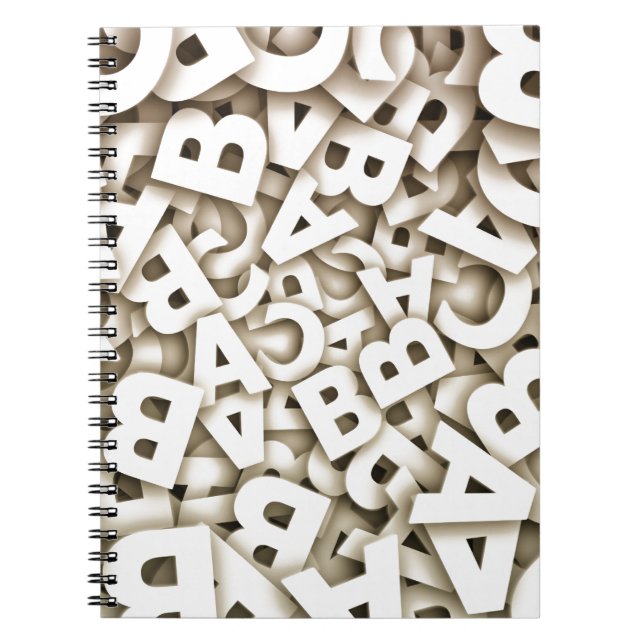 Buchstaben Notizblock (Vorderseite)