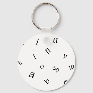 Buchstaben Schlüsselanhänger