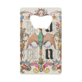 Buchstaben U und V Mira Calligraphiae Kalligraphie Geldbeutel Flaschenöffner