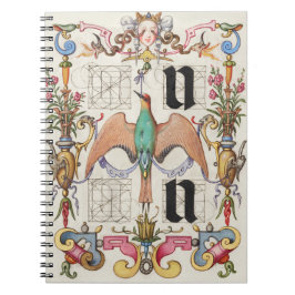 Buchstaben U und V Mira Calligraphiae Kalligraphie Notizblock