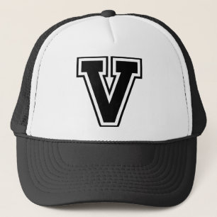Buchstaben "V"-Monogramm Truckerkappe