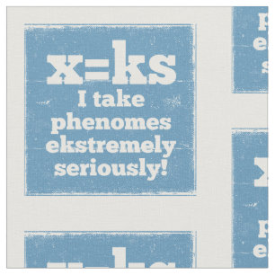 Buchstaben x Phenome klingen phonisch Stoff