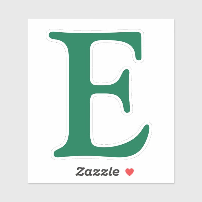 Buchstabenaufkleber Aufkleber (Blatt)