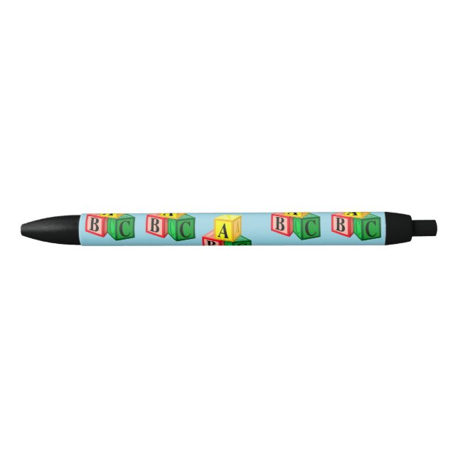 Buchstabenblöcke Kugelschreiber (Vorderseite)