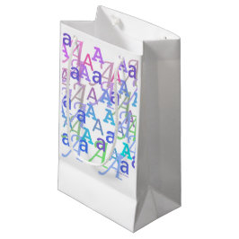 Buchstabenkonfetti "A" Kleine Geschenktüte