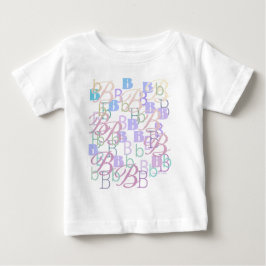 Buchstabenkonfetti "B" Baby T-shirt