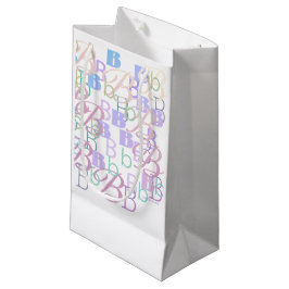 Buchstabenkonfetti "B" Kleine Geschenktüte