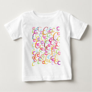 Buchstabenkonfetti "C" Baby T-shirt