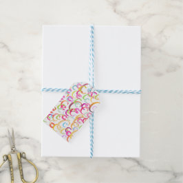 Buchstabenkonfetti "C" Geschenkanhänger