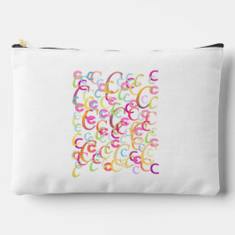 Buchstabenkonfetti "C" Zubehörtasche
