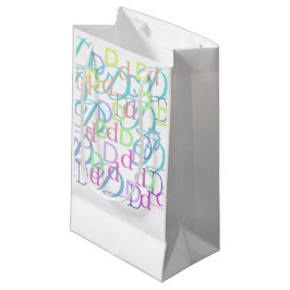 Buchstabenkonfetti "D" Kleine Geschenktüte
