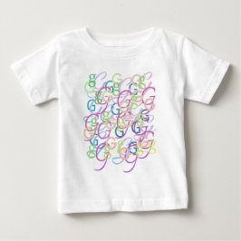 Buchstabenkonfetti "G" Baby T-shirt