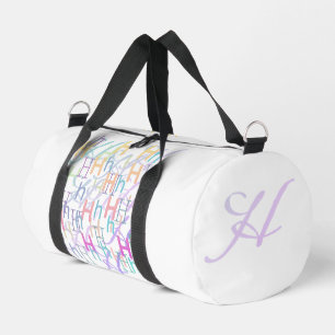 Buchstabenkonfetti "H" Duffle Bag
