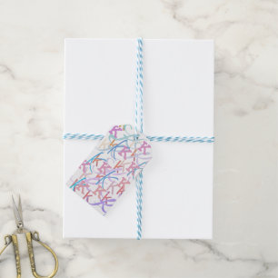 Buchstabenkonfetti "K" Geschenkanhänger