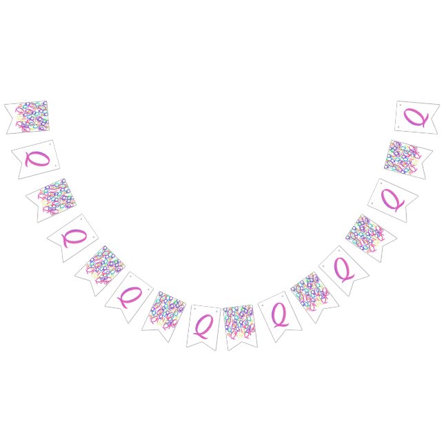 Buchstabenkonfetti "Q" Wimpelkette (Alle)