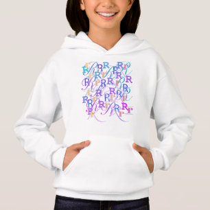 Buchstabenkonfetti "R" Hoodie