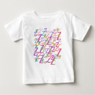 Buchstabenkonfetti "Z" Baby T-shirt