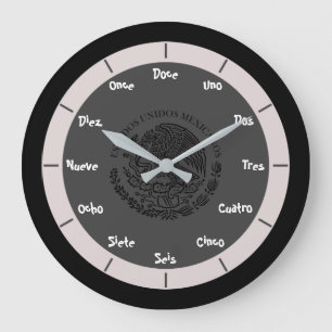 Buchstabennummern Große Wanduhr