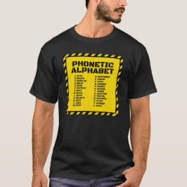 Buchstabiertafel – Ausgabe für industrielle Sicher T-Shirt