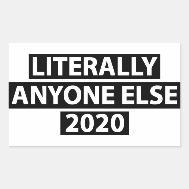 Buchstäblich jeder andere Sticker 2020 (Vorderseite)