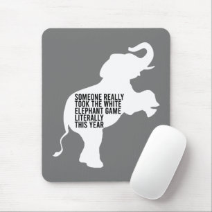 Buchstäblich schlimmste Geschenke für den weißen E Mousepad