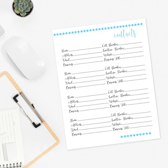 Buchstandpapier kontaktieren | Baby Blue (Von Creator hochgeladen)