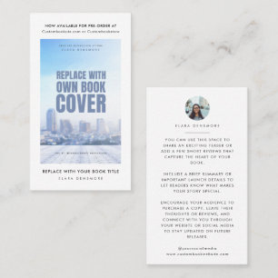 Buchstart-Veröffentlichung Buchcover Promotional A Visitenkarte