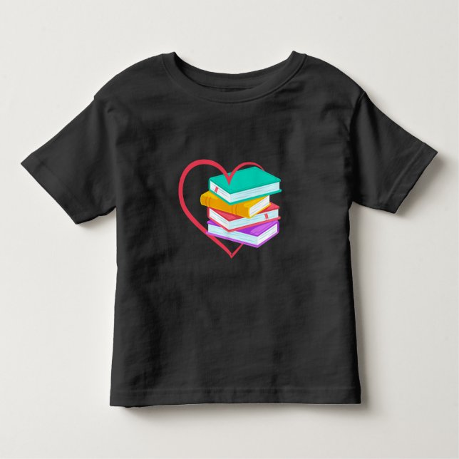  Buchsuche Liebe Bookworter Reader Niedliche Lesba Kleinkind T-shirt (Vorderseite)